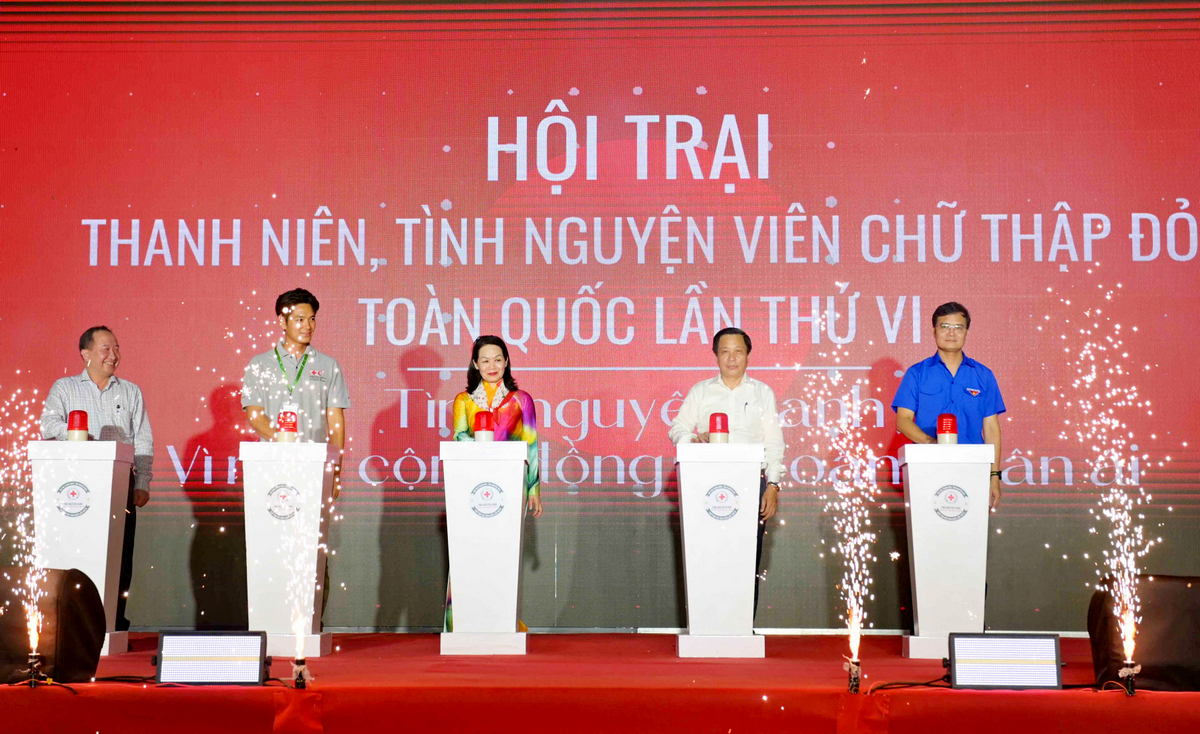 Khai mạc Hội trại thanh niên, tình nguyện viên Chữ thập đỏ toàn quốc